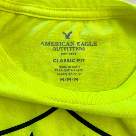 COPY - American Eagle Men M Yellow Graphic Short-Sleeve Tee - Picture 3 of 4
